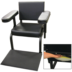 Vinyl Subject's Chair with Seat and Feet Activity Sensors