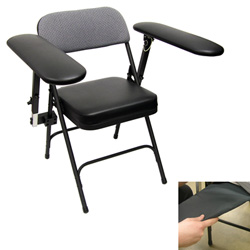 Cushioned Portable Subject's Chair with Seat Activity Sensor